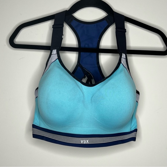 Victoria Secret Incredible Sport Bra 34DDD Wireless Padded Racerback High - Picture 2 of 12